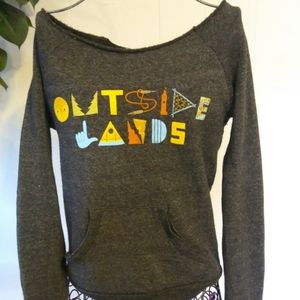 Outside Lands Off-The-Shoulder Sweatshirt
